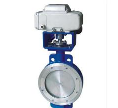 電動三偏心硬密封對夾蝶閥